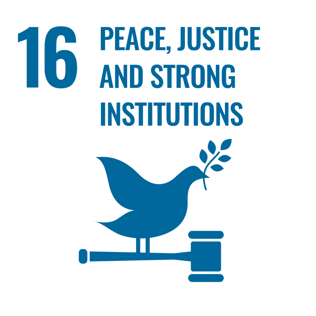 SDG 16. Peace, Justice and Strong Institutions
